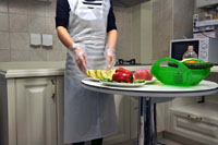 Polyethylene apron