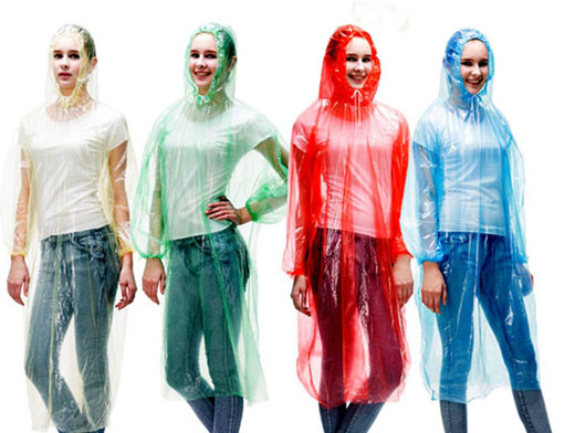 rain poncho with string