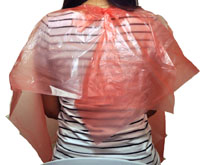 Disposable PE Salon apron