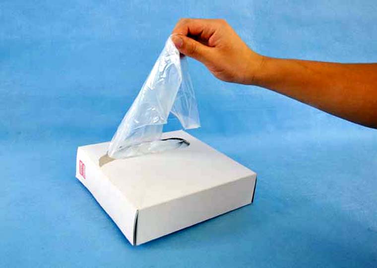 PE glove in dispenser(350pcs)